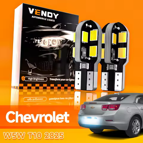 2x LED License Plate Light W5W T10 Lamp For Chevrolet Impala Corvette Malibu Tahoe Aveo 5 Equinox Volt Cruze Caprice Trax Sonic