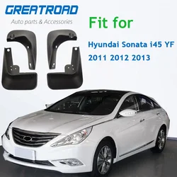 Styled Molded Car Mud Flaps For Hyundai Sonata i45 YF 2011 2012 2013 Mudflaps Splash Guards Flap Mudguards Car Styling