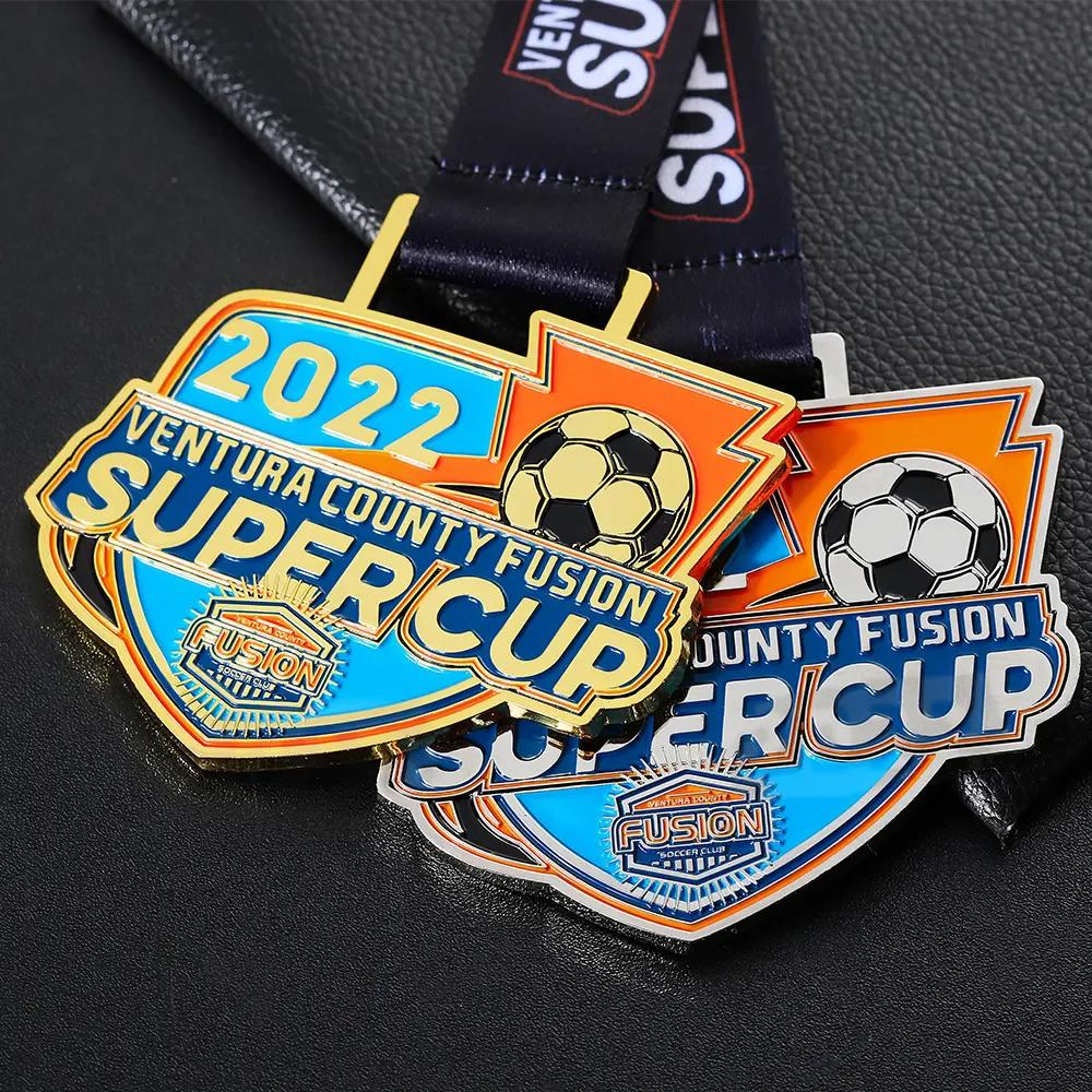 

Customized personalized metal medals, football customized metal sports competition souvenirs, medals