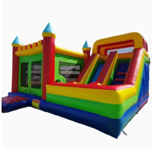 Commercial inflatable castle inflatable trampoline outdoor square stall inflatable castle.