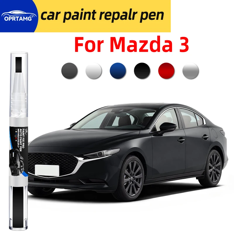 Caneta de retoque de pintura automotiva para Mazda 3 2003-2025 BK BL BM BP, caneta de pintura para reparo de arranhões em carros, acessórios automotiv
