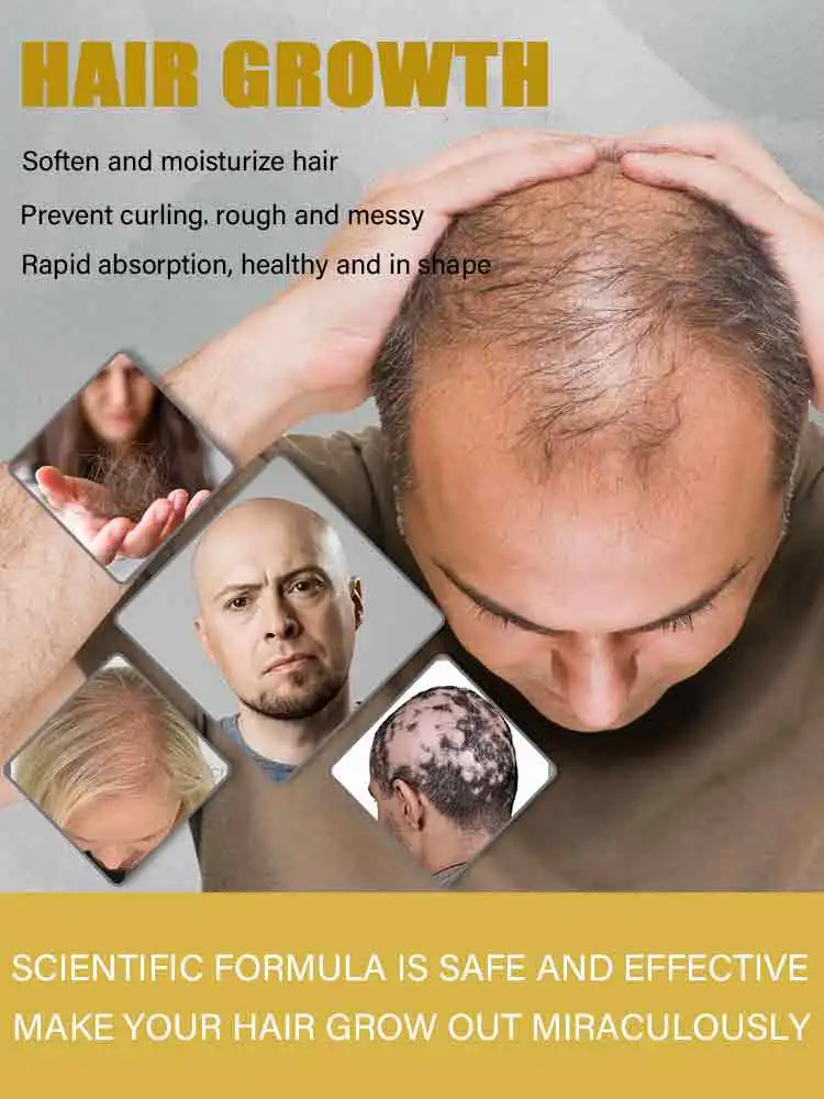 

Say goodbye to baldness hair growth fluid