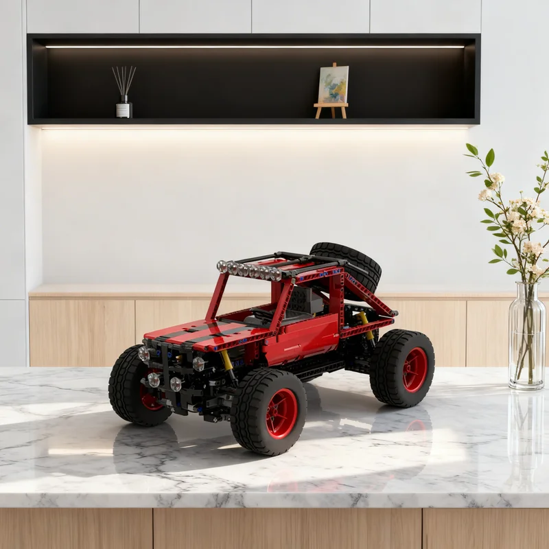 

880pcs MOC Crawler Technical Model Building Blocks Creative DIY Gift Display Decor Assemble Premium Adult Kids Desk Home Toy