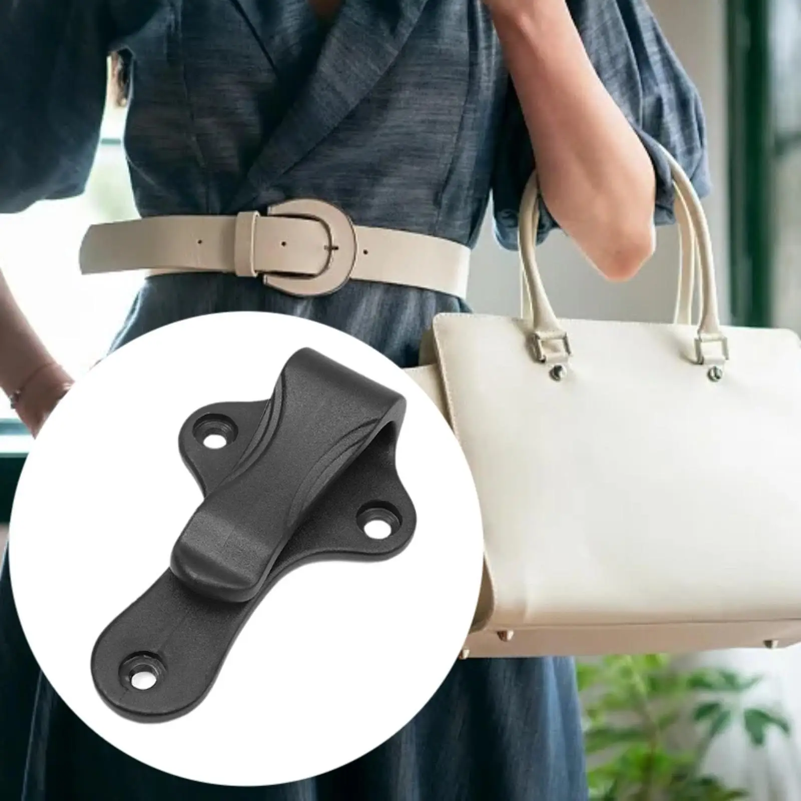 Backpack Clip, Easy to Use Compact Practical Convenient Belt Clip Handbag Clip for Handbags Outdoor