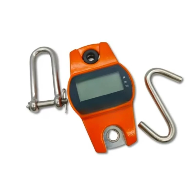 Mini Hanging Scale 300kg Aluminum Alloy Industrial Hanging Scale LCD Display 200kg 100kg Portable