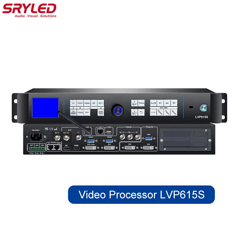 SRYLED Led Video Processors LVP615S On-Live Program For Led Display Screen Wall