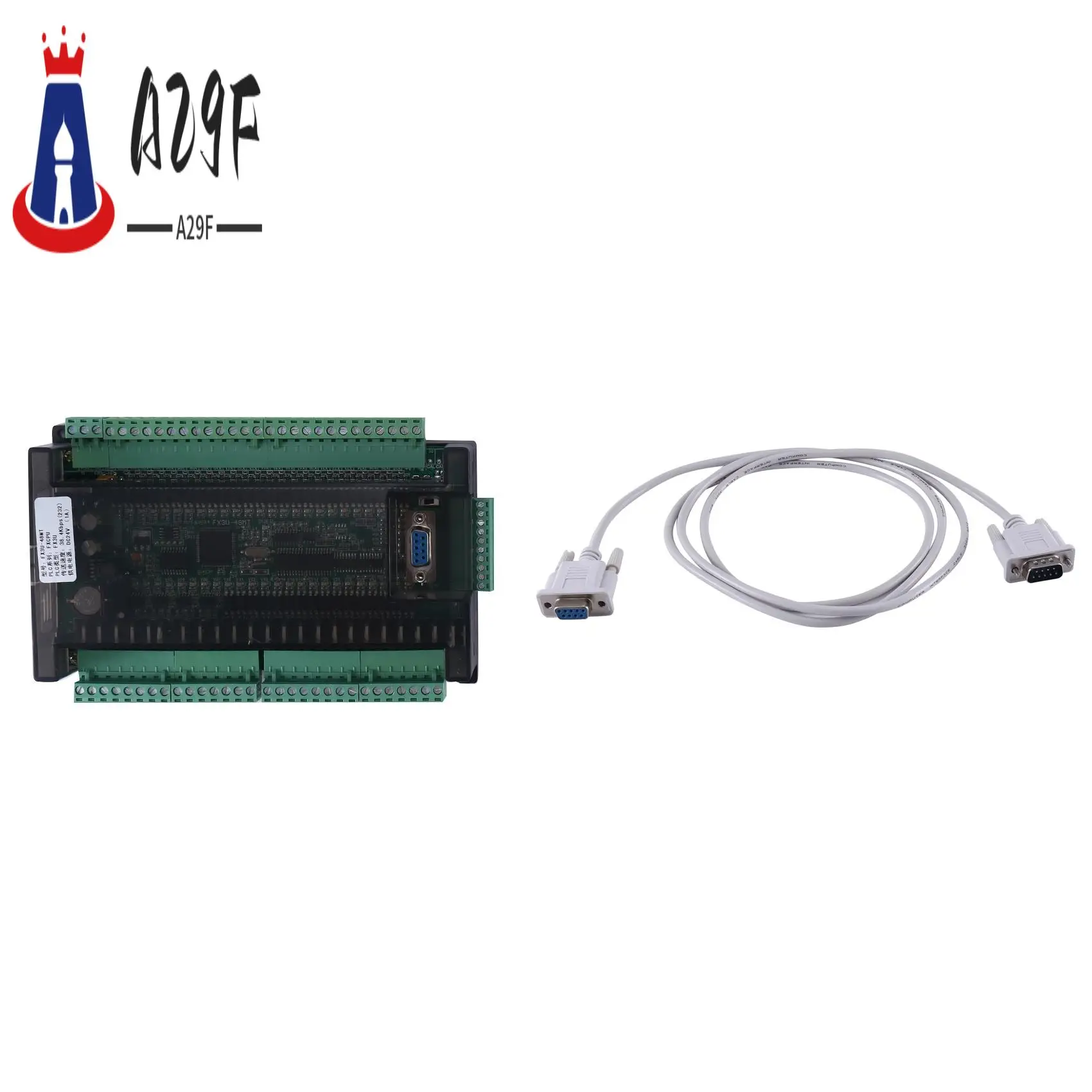 

A29F-LE3U FX3U 48MT RS485 RTC (Real Time Clock) 24 Input 24 Transistor Output 6 Analog Input 2 Analog Output Plc Controller Part