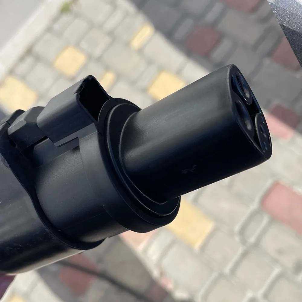 EV مهايئ شحن قفل شحن حماية السلامة ل Type1 J1772 إلى تسلا نموذج X Y 3 2021 2022 2023 تسلا اكسسوارات السيارات EVSE #2
