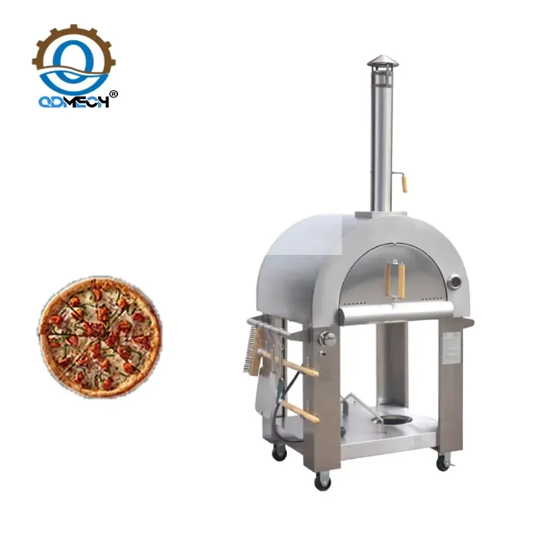 Commercial Wood Fire Pizza Oven for Backyard Restaurant Catering and Bakery Use Outdoor Household 1 Year