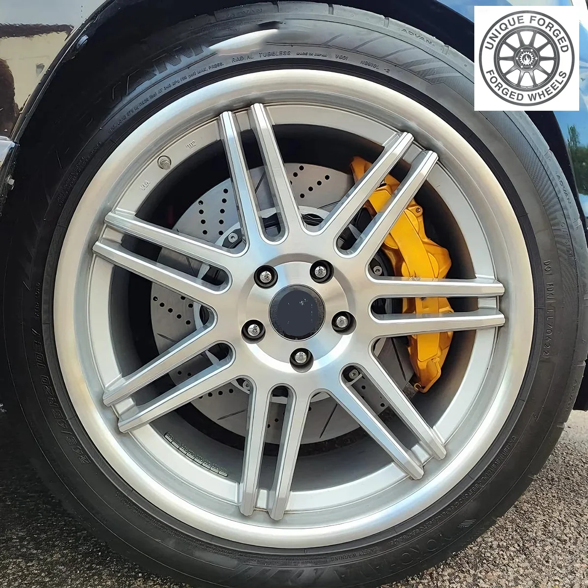 

26 Style Green High Performance Auto Brake Calipers Big Brake Kit 6 Pot 380mm Drilled Slotted Disc for 325LI 320I