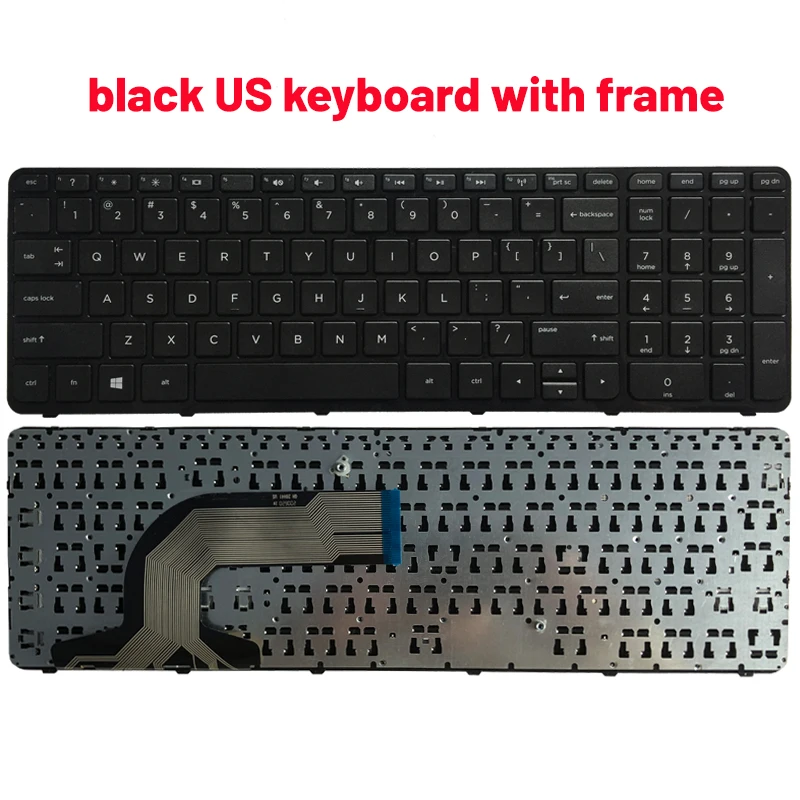 Russian/US/UK/Spanish laptop Keyboard for HP pavilion 250 G2 G3 256 G2 G3 TPN-Q118 TPN-Q130 TPN-Q132 Q121 P15 TPN-F113 TPN-C117