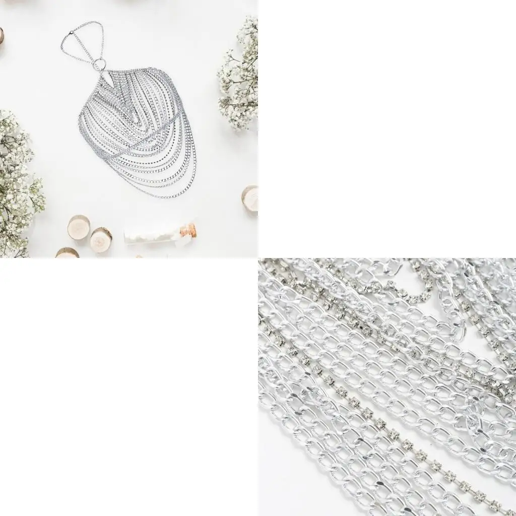 

A52E модная цепочка для тела с кисточками и стразами, ювелирные изделия из хрусталя, текстура сплава, подходит для вечеринок,