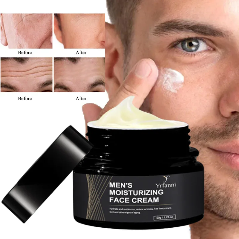 

50G Anti-wrinkle Cream For Men Remove Face Wrinkles Firming Moisturizing Skin Green Tea Face Cream Anti-aging Facial Treatment