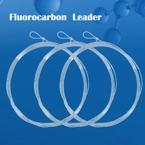 Imagen 1 del producto 3 Piezas de Línea de Pesca Aventik Premium Fly de Fluorocarbono Cónica para Agua Dulce y Salada, 9 pies, Tippet Cónico para Pesca con Mosca