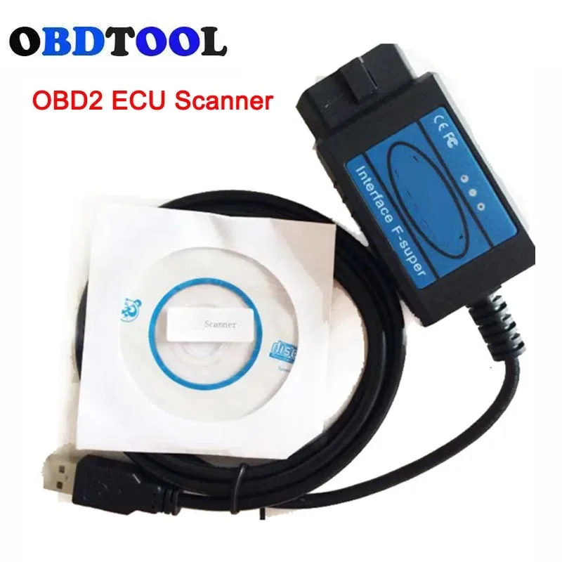 Car ECU Scanner for Fiat Scanner OBD2 Diagnostic Cable for Alfa/Romeo/Lancia F-super Engine Fault Code Detector Auto Repair Tool