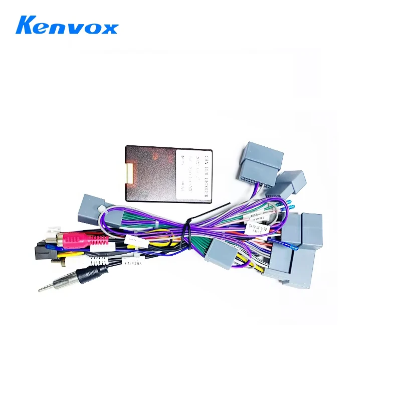 

Автомобильный радиоприемник Android Canbus Box, декодер для Honda Spirior, 16-контактный стерео жгут проводов, адаптер кабеля питания