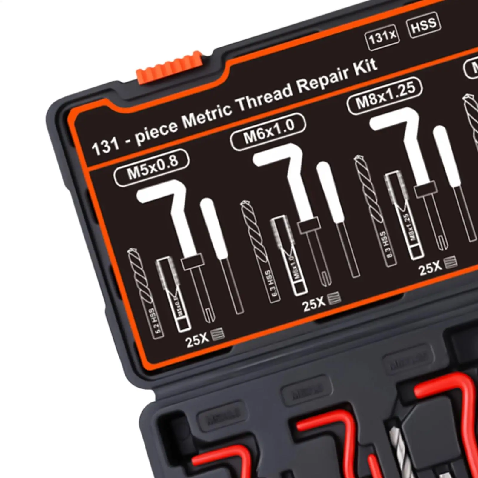 Thread Restorer Kit Heavy Duty Stainless Steel Self-Tapping Installation Tools Screw Thread Repair Kit With Taps For Industrial