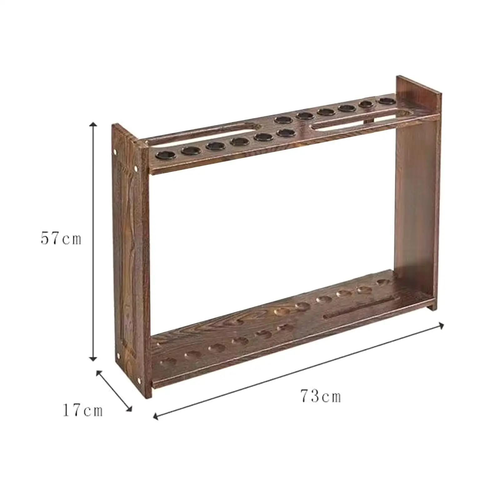 Pool Cue Rack Wooden Floor Standing Rack Holder for Billiard Cue Stick Storage Billiards Club Bar Home Decor view 4
