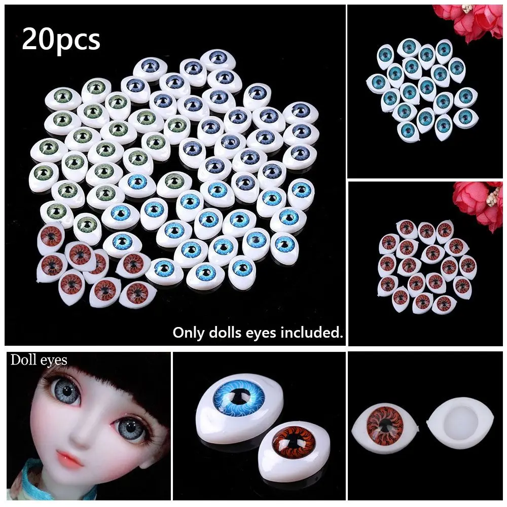 20pcs 4 sizes Funny Puppet Making Accessories DIY Craft Dinosaur Eye  Safety Eyes