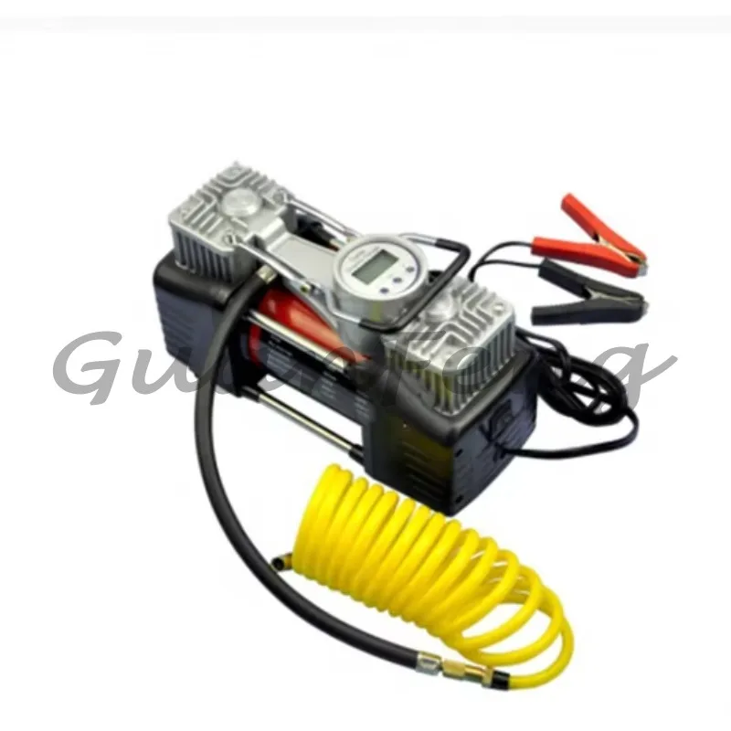 12V Air Compressor Automotive Tires 100-150 psi Heavy Duty Air Twin Cylinder