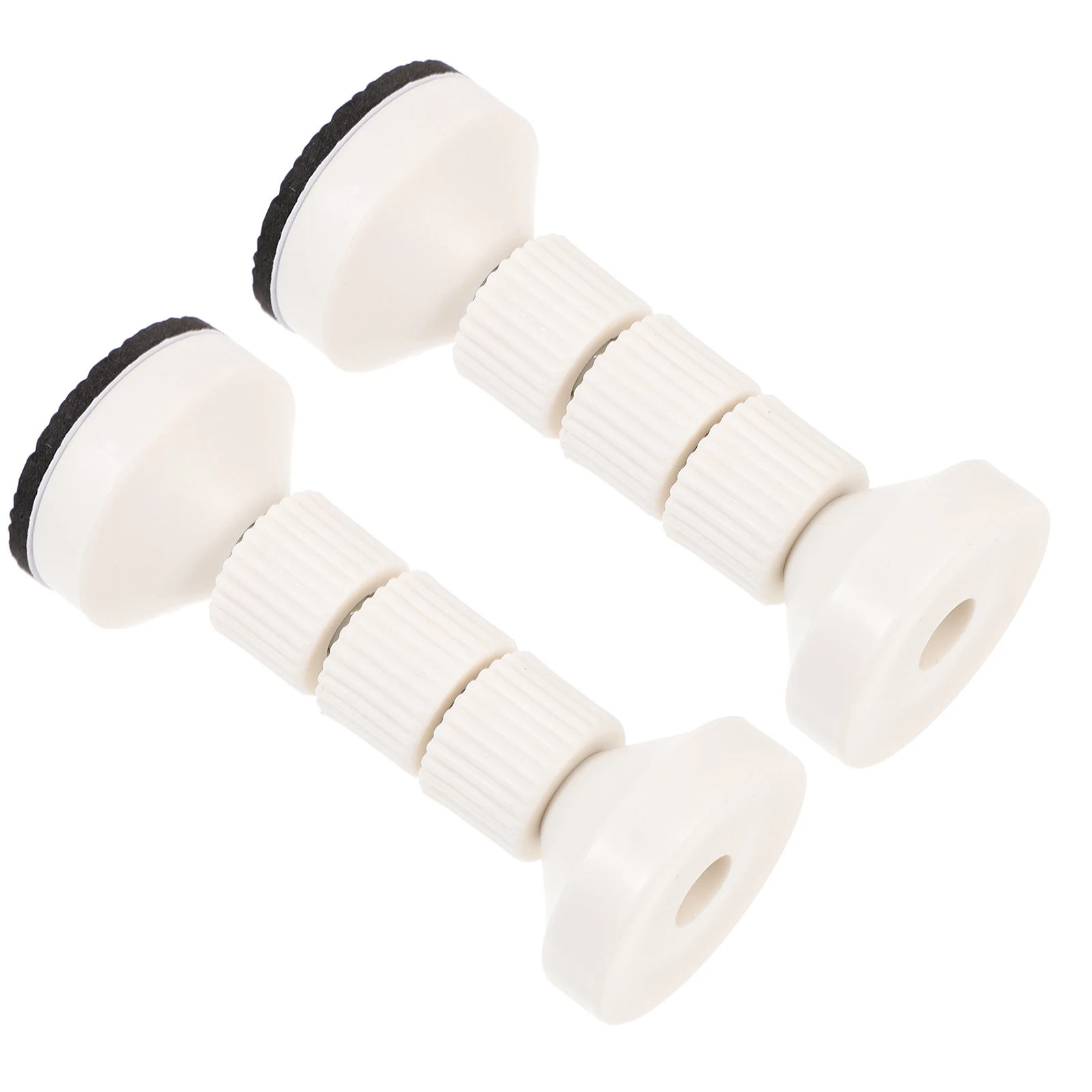 

2pcs Plastic Bedside Anchor Stabilizer Furniture Wall Spacer Headboard Stoppers Adjustable Height EVA Pad Anti Falling Support