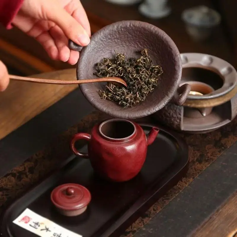 E8BD Ceramic Teas Heating Base Stove Essential Oil Diffusing Function Tealight Stand