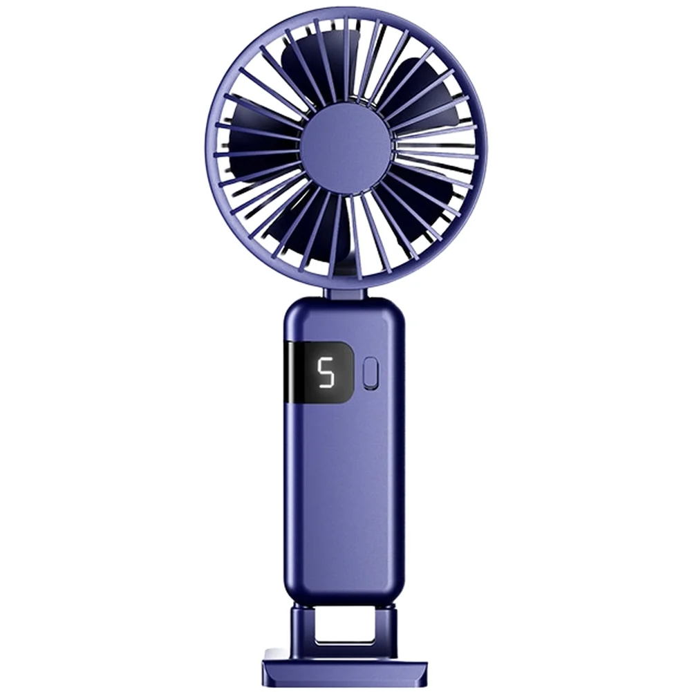 

White,Pink,Blue,Green Portable USB Fan Ventilator 5-Speed Cooling Compact Folding Construction 90 Adjustable Angle