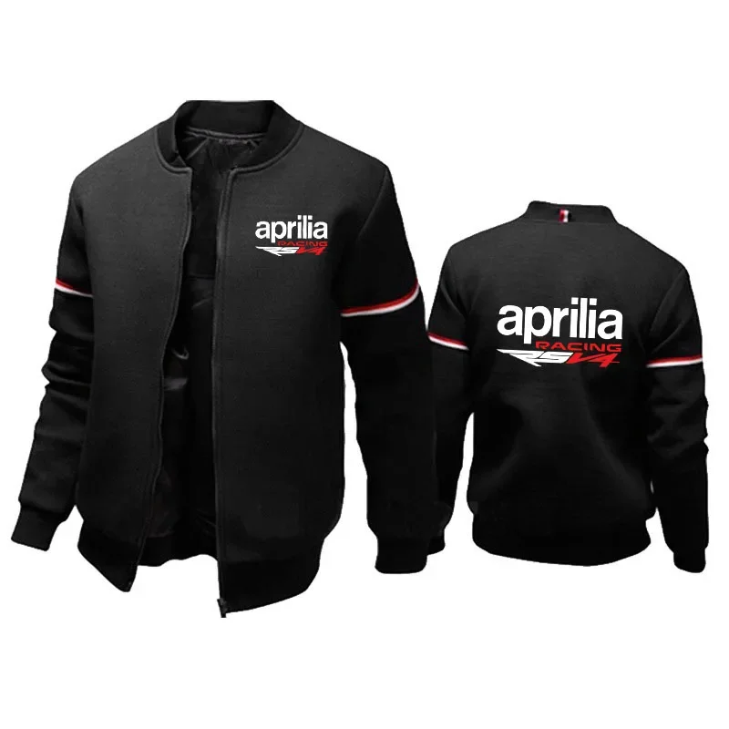 

Hip Hop Varsity Jacket Men High Street Aprilia Racing RSV4 Print Coats Men's clothing Spring Autumn Fashion sweatshirt Jackets