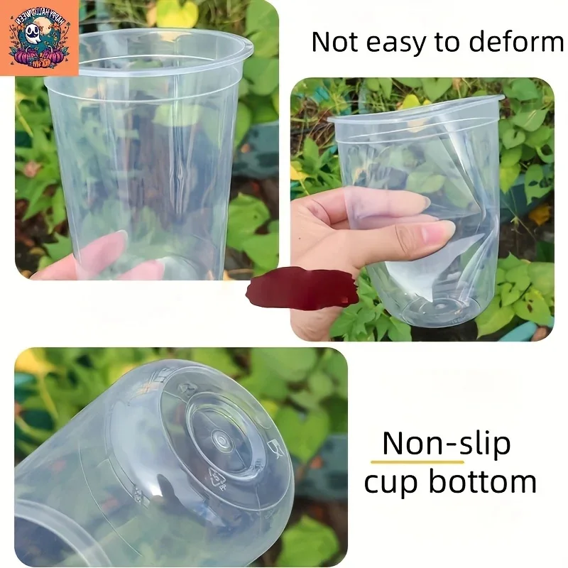 Germination Cup Visible Clear Plant Nursery Growing Box Indoor Garden Greenhouse Seed Starter Tray Transparent Root View Cup