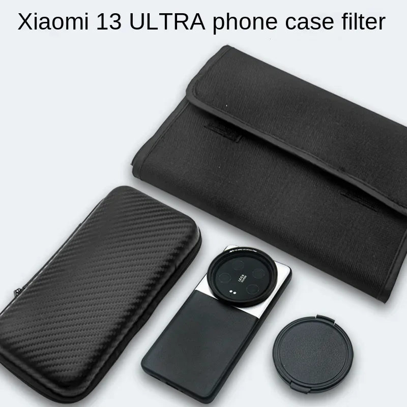 67mm Fotorgear Filter Set for Xiaomi 13 Ultra CPL Black Mist ND Filter Lens Cover 67mm Macro Lens Phone Case