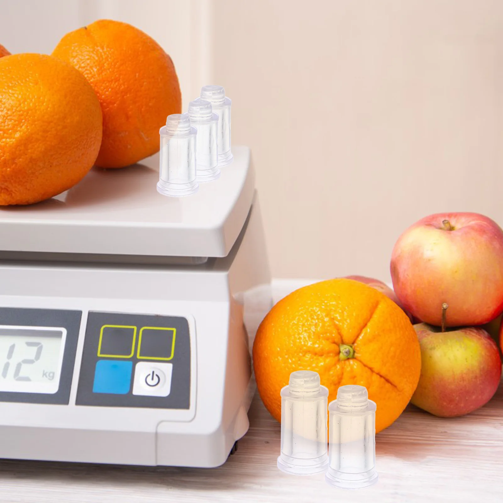 

5pcs Scale Pan Rubber Feet Replacement Electric Weighing Pan Support Leveling Kit Anti-Slip Accessories For Universal