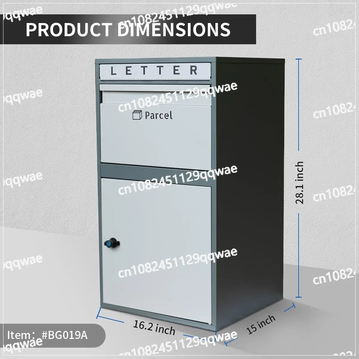 

2024 small household parcel box, express cabinet, anti-theft,