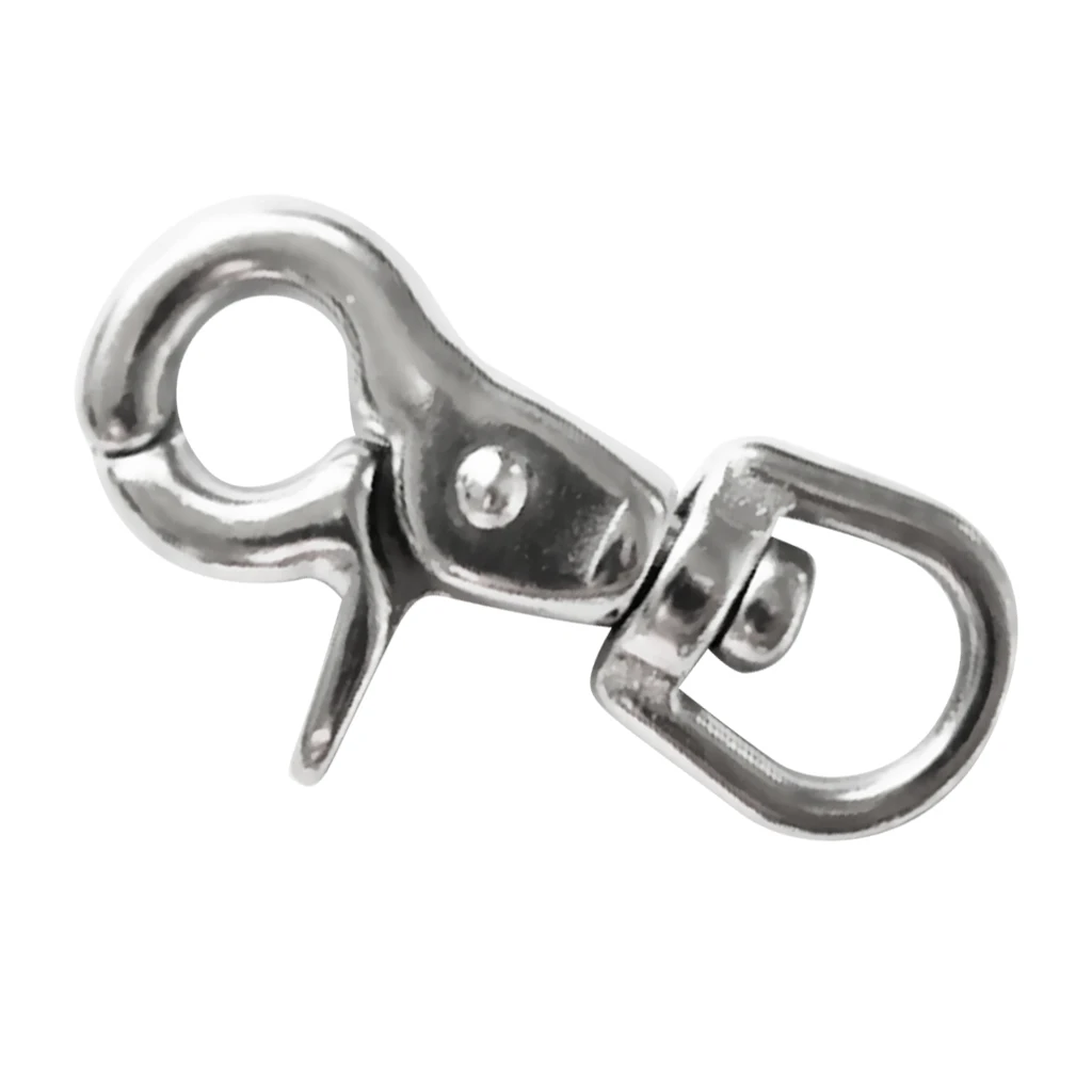 304 Stainless Steel Swivel Lobster Claw Clasp  Snap Hook Clip Jewelry Findings 65mm