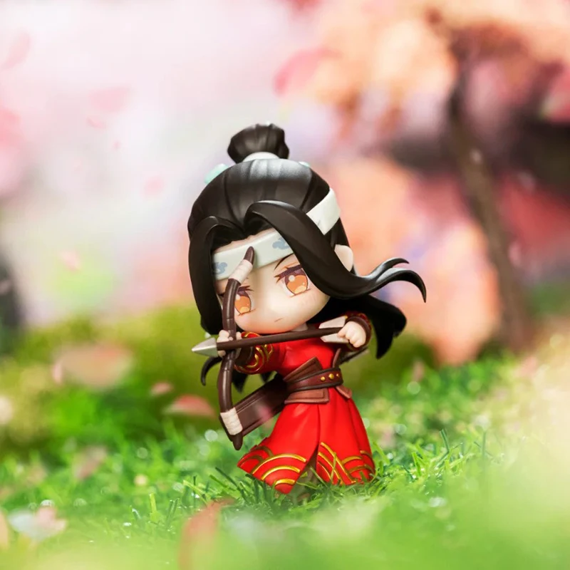 Patriarch Van Magie Dao Figuur Wei Wuxian Lan Wangji Q Versie Yu Jiao Bow Ride Beeldje Anime Model Speelgoed Kid Gift Desk Ornamenten