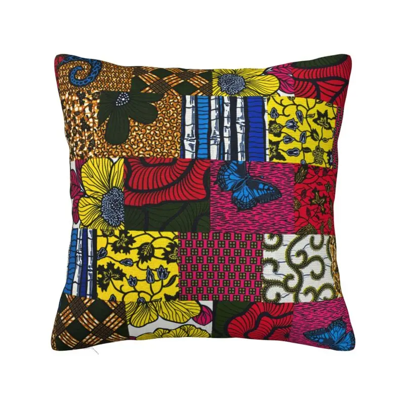 Traditional African Ethnic Ankara Pattern Throw Pillow Case Decoration 3D Print Sofa Cushion Cover Polyester Soft Pillowcase