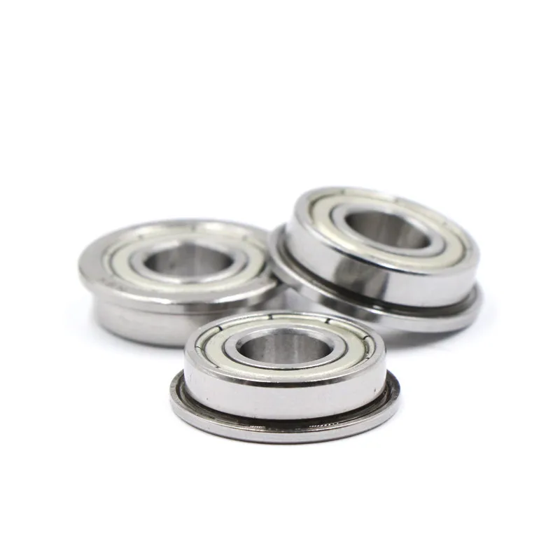 50pcs/100pcs Flange bearing  F606ZZ  6*17*6 mm F606 -2Z miniature shielded flanged ball bearings