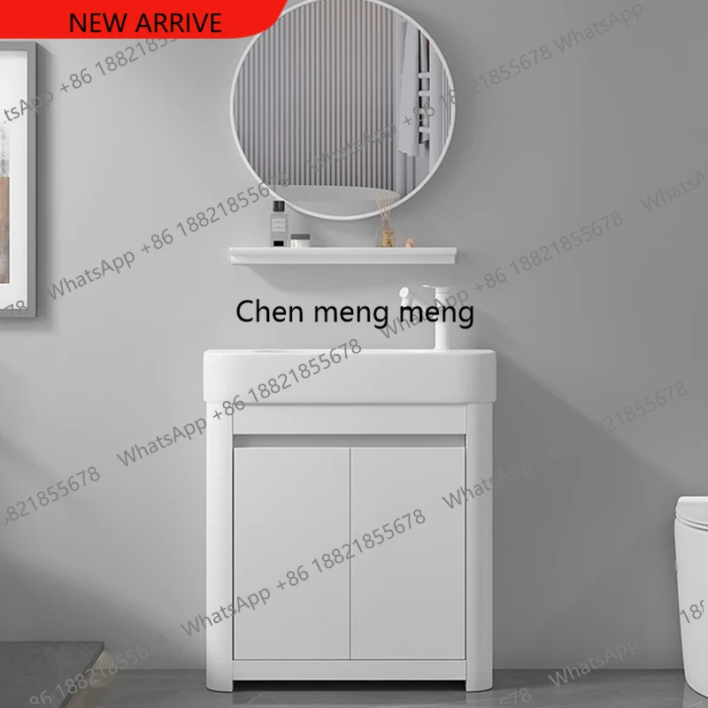 Small Sink Cupboard Gadgets Floor White Toilet Vanity Storage Organizer Makeup Cupboard Makeup Jewelry Gabinete Room Furniture