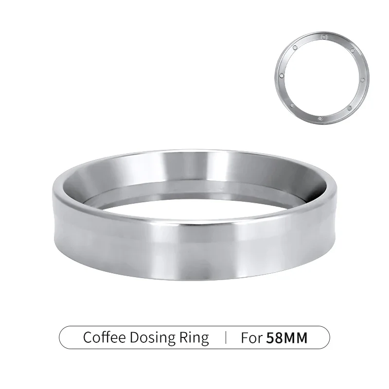Кольцо для дозирования кофе, нержавеющая сталь 304 для портафильтра 51 мм, 54 мм, 58 мм, магнитная дозирующая воронка для эспрессо, аксессуары для кофе