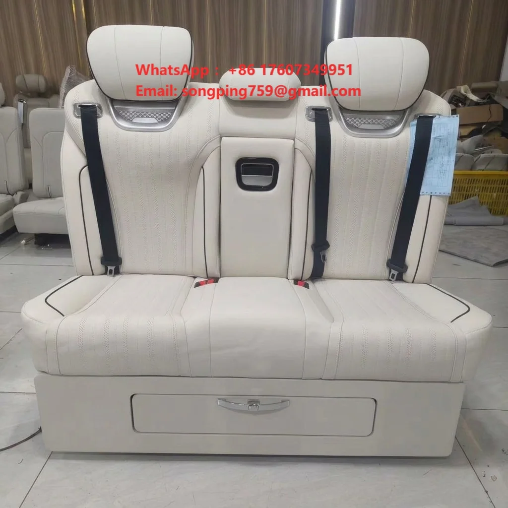 Factory Direct Wholesale Business Car Interior Modification Custom Luxury VIP Electric Sofa Bed Seat Adjustable Angle Seats