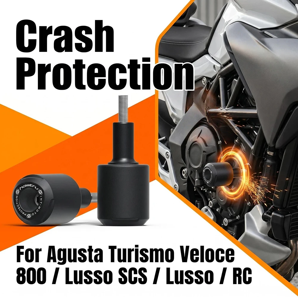 Motorcycle Falling Crash Protector For MV Agusta Turismo Veloce 800 / Lusso SCS / Lusso RC 2018-2022 Guards Engine Crash Bobbins