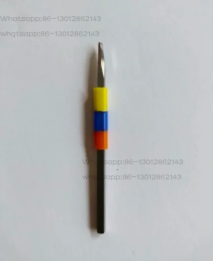 The finished GRS gold carving knife is super hard at 90 degrees and not easy to break