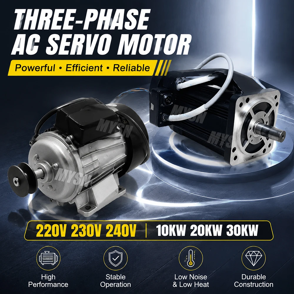 20KW 230V DIY Free Energy Generator 10KW 30KW Permanent Magnet 220V Household Alternator AC Motor for Farm Workshop Outdoor 240V