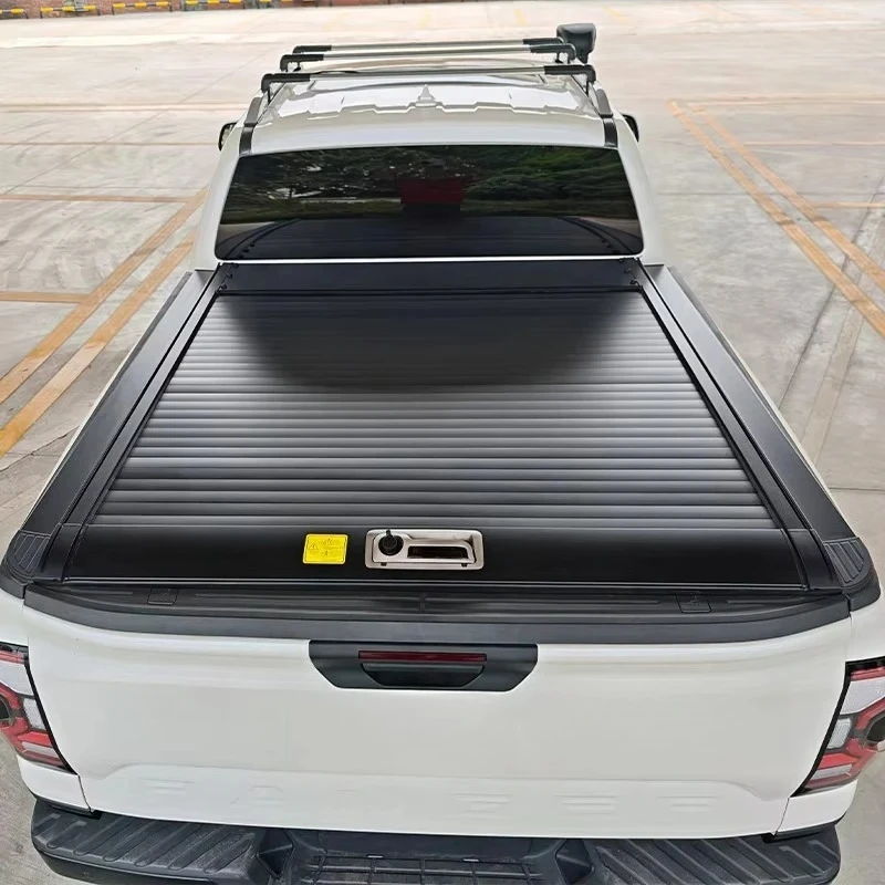 

Aluminum Retractable Truck Bed Tonneau Cover Roller Lid Pickup Shutter Waterproof Custom Fit 5.5ft
