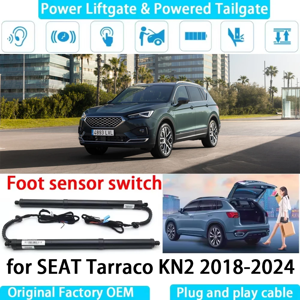 for SEAT Tarraco KN2 2018-2024 Automatic Electric Power Liftgate Powered Tailgate Strut Tail Gate Lift System
