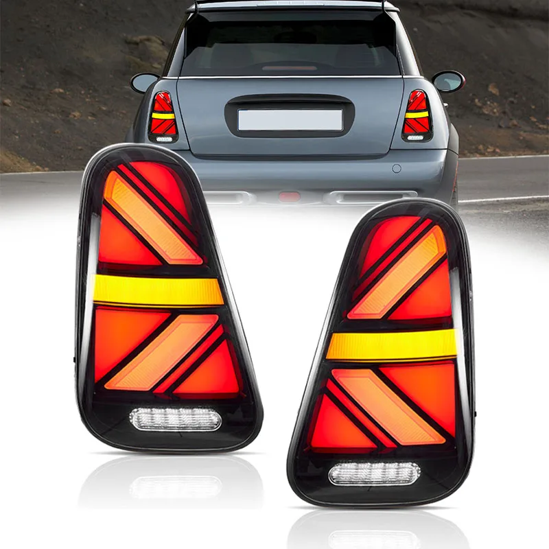 Car LED Taillight Tail Light For Mini Cooper R50 R52 R53 Rear Running Light + Brake Lamp + Reverse + Dynamic Turn Signal