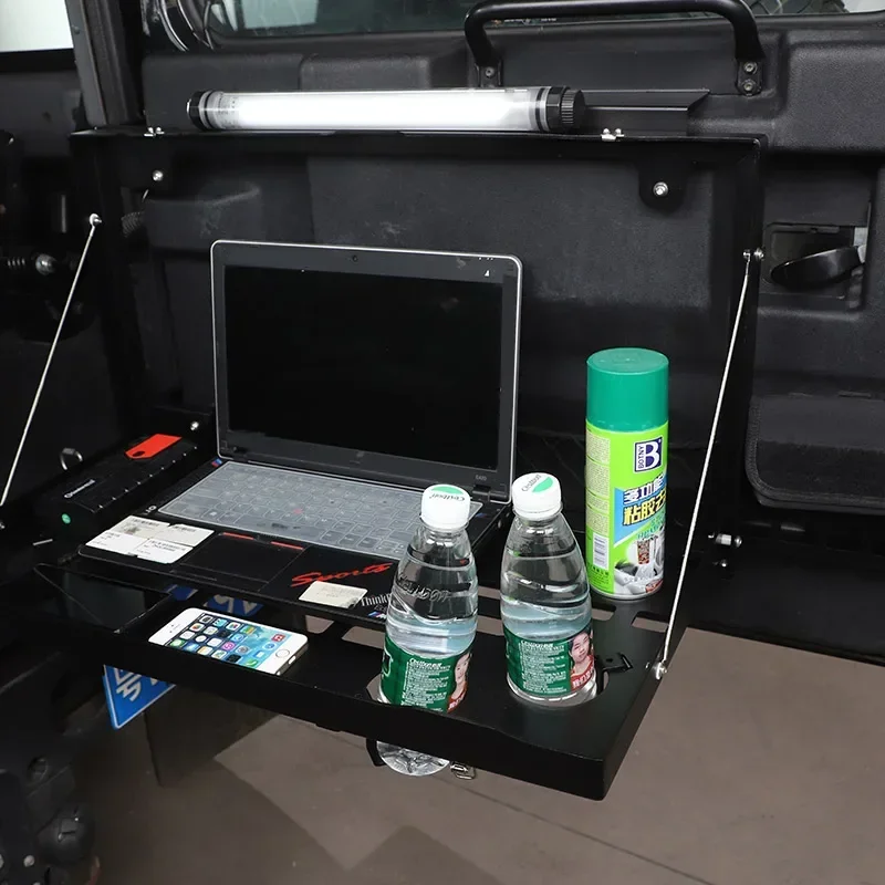 

Suetlcoity For Land Rover Defender 2004-2024 Car Tailgate Luggage Carrier folding storage shelf Tailgate Table Car Accessories