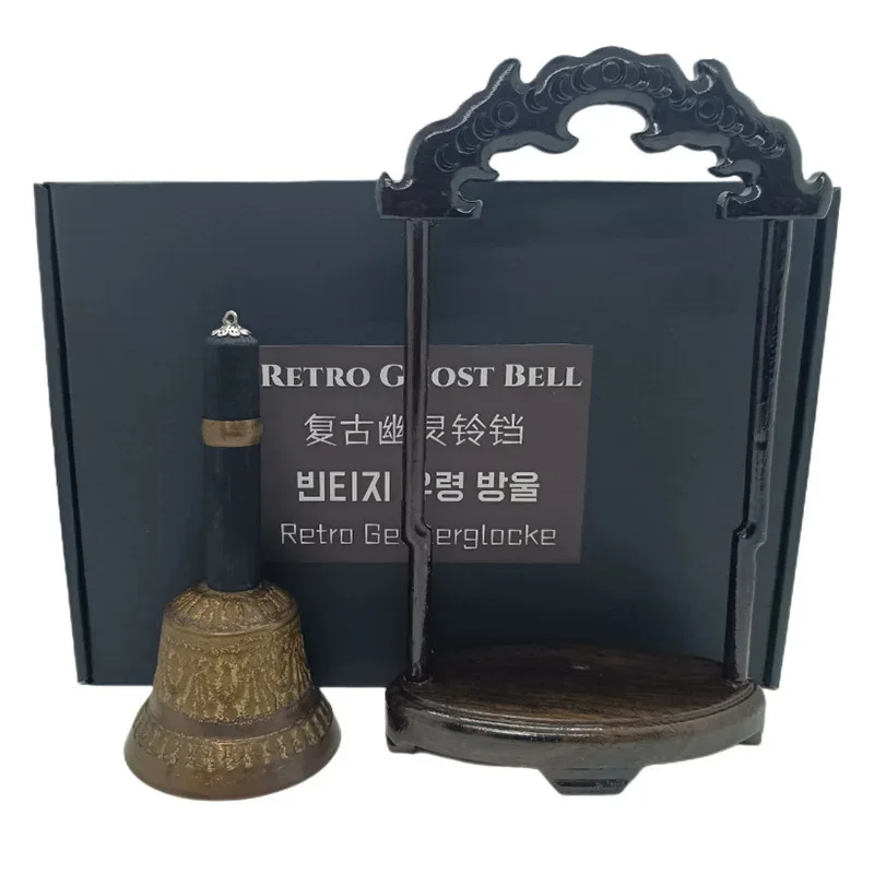 Retro Ghost Bell (Remote Control) Magic Tricks Spirit Bell Prediction Magia Close Up Stage Illusions Gimmicks Mentalism Props