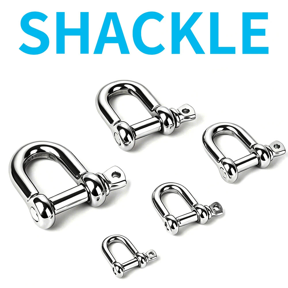 Heavy Dutytype ShackleSuitableforSignage Lifting Equipment Decorative Suspension Household Trailer Ship Rigging HardwareM4- M10