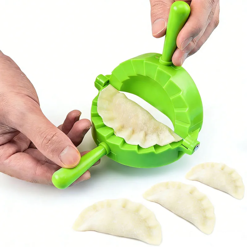 Molde para hacer dumplings de plástico, prensa de masa manual, Clip para dumplings, molde para pastel de raviolis DIY, herramientas de pastelería de cocina, accesorios de cocina