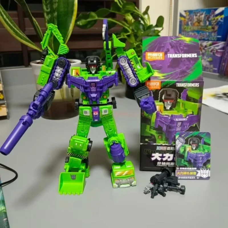 

In Stock Blokees Devastator Transformers Starry Edition Vol.1 2 3 Devastator Figure Scrapper Model Assembled Movable Toy Gifts